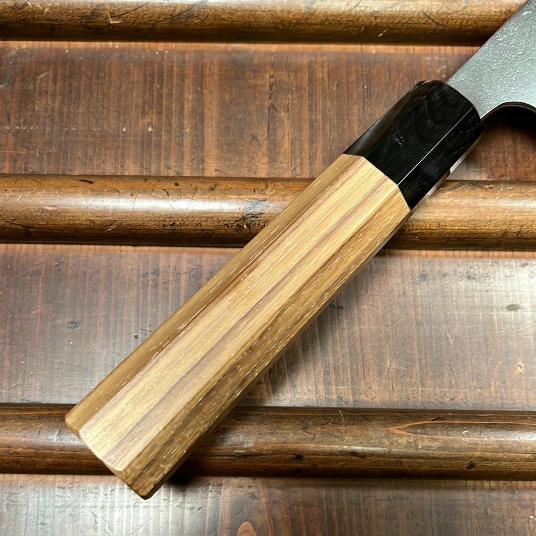 H&K Yoshikane 240mm Gyuto Shirogami 2 Nashiji Teak Handle