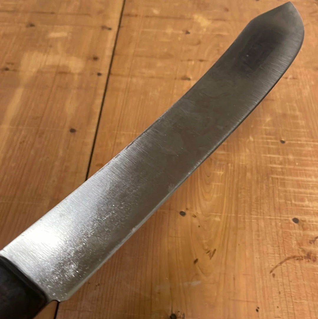 Bernal Cutlery Nichols Bros 10โ Bullnose Scimitar Carbon Shear Steel 19th C - Early 20th