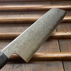 Sakai Kikumori'Kikuzuki Uzu' 180mm Kiritsuke Santoku - Aogami 1 - W/ Saya