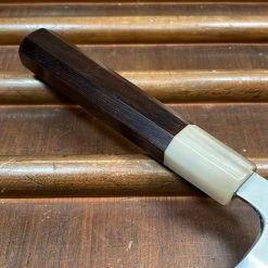 Hitohira Tanaka Yohei 210mm Gyuto Aogami 1 Kasumi Ebony Handle