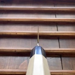 Sakai Kikumori'Choyo' 180mm Kiritsuke Santoku - Shirogami 2 - W/ Saya