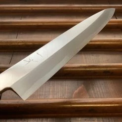 Hitohira Kikuchiyo Manzo 240mm Yanagi Aogami 2 Ho Wood W/ Saya