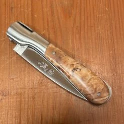 Fontenille Pataud Pialincu 10.5cm - Stabilized Poplar Burl Lockback
