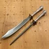Bernal Cutlery Keen Kutter Carving Knife & Steel Carbon Steel & Silverplate 1920’s?