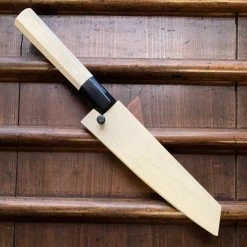 Sakai Kikumori'Kikuzuki Uzu' 135mm Kiritsuke Petty Aogami 1 W/ Saya