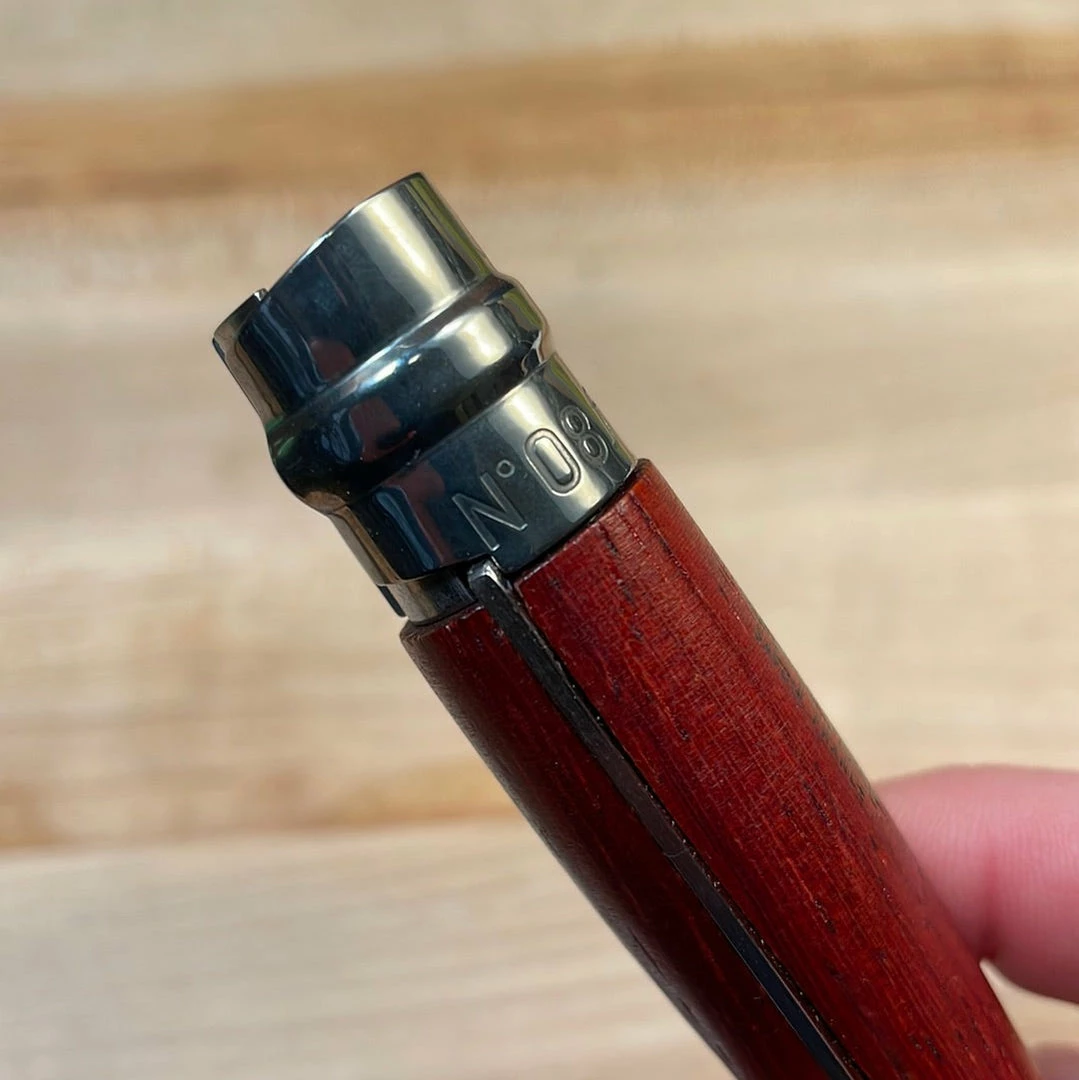 Opinel #8 Slim Folding Knife - Padouk - Stainless