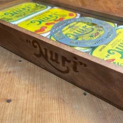 International Loft Pantry Nuri Sardines Wood Gift Box | Premium Artisanal | 4.4 Oz Cans