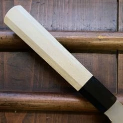 Hitohira Gorobei Rikichi 210mm Gyuto Shirogami 2 Kasumi Ho Wood