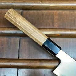 H&K Myojin Naohito 210mm Kiritsuke Gyuto SG2 Stainless Kasumi Teak Myojin Riki Sesakusho