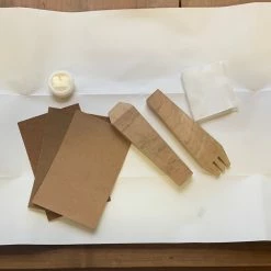 Urban Ole Ecopark Carving | Whittling | Craft 'Child Spoon & Fork' DIY Carving Kit - Cherry Wood