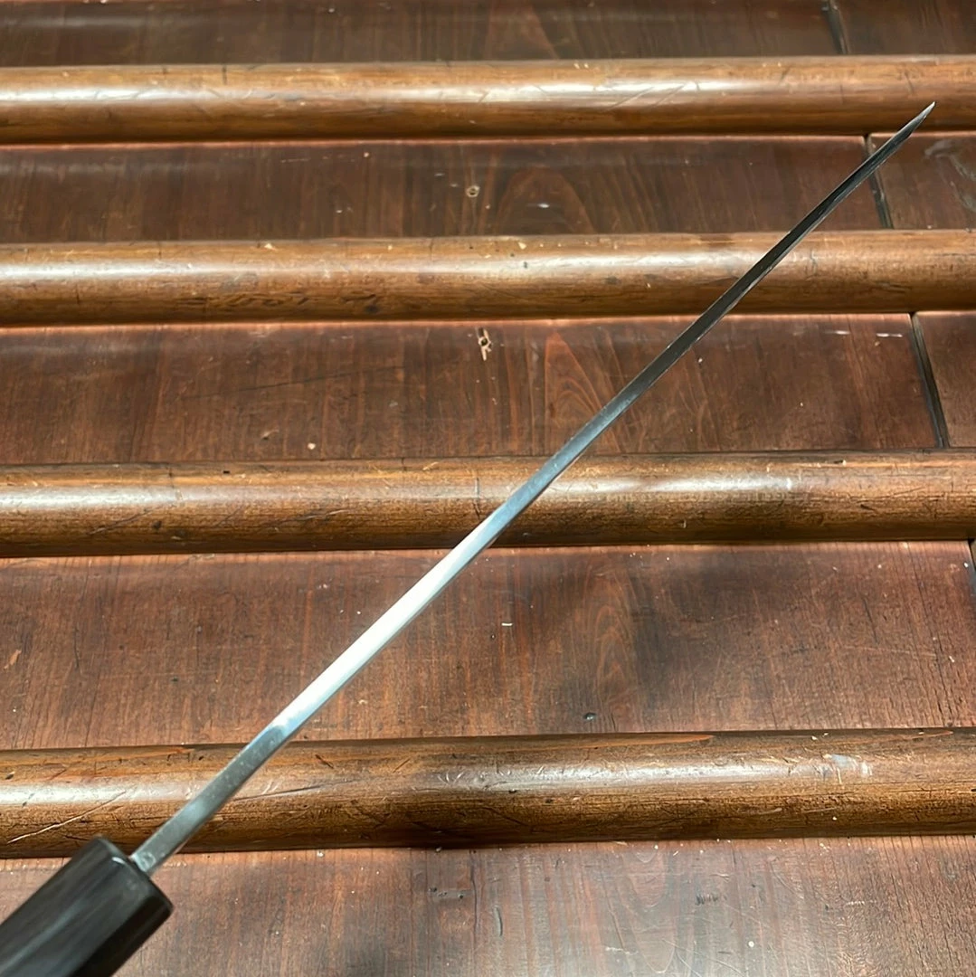 Hitohira Kikuchiyo Manzo 210mm Yanagi Aogami 2 Ho Wood W/ Saya