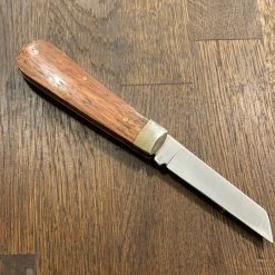 J Adams 3 5/8" Lambsfoot Pocket Knife Carbon Steel & Walnut