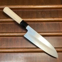 Hitohira Kikuchiyo Ren 180mm Santoku Ginsanko Ho Wood