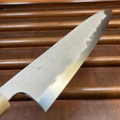 Hitohira Tanaka Yohei 210mm Gyuto Aogami 1 Kasumi Ebony Handle