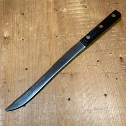 Bernal Cutlery Used Vintage Cattauraugus 7.75” Carving Knife Carbon Steel & Rosewood Little Valley NY C1900-1920