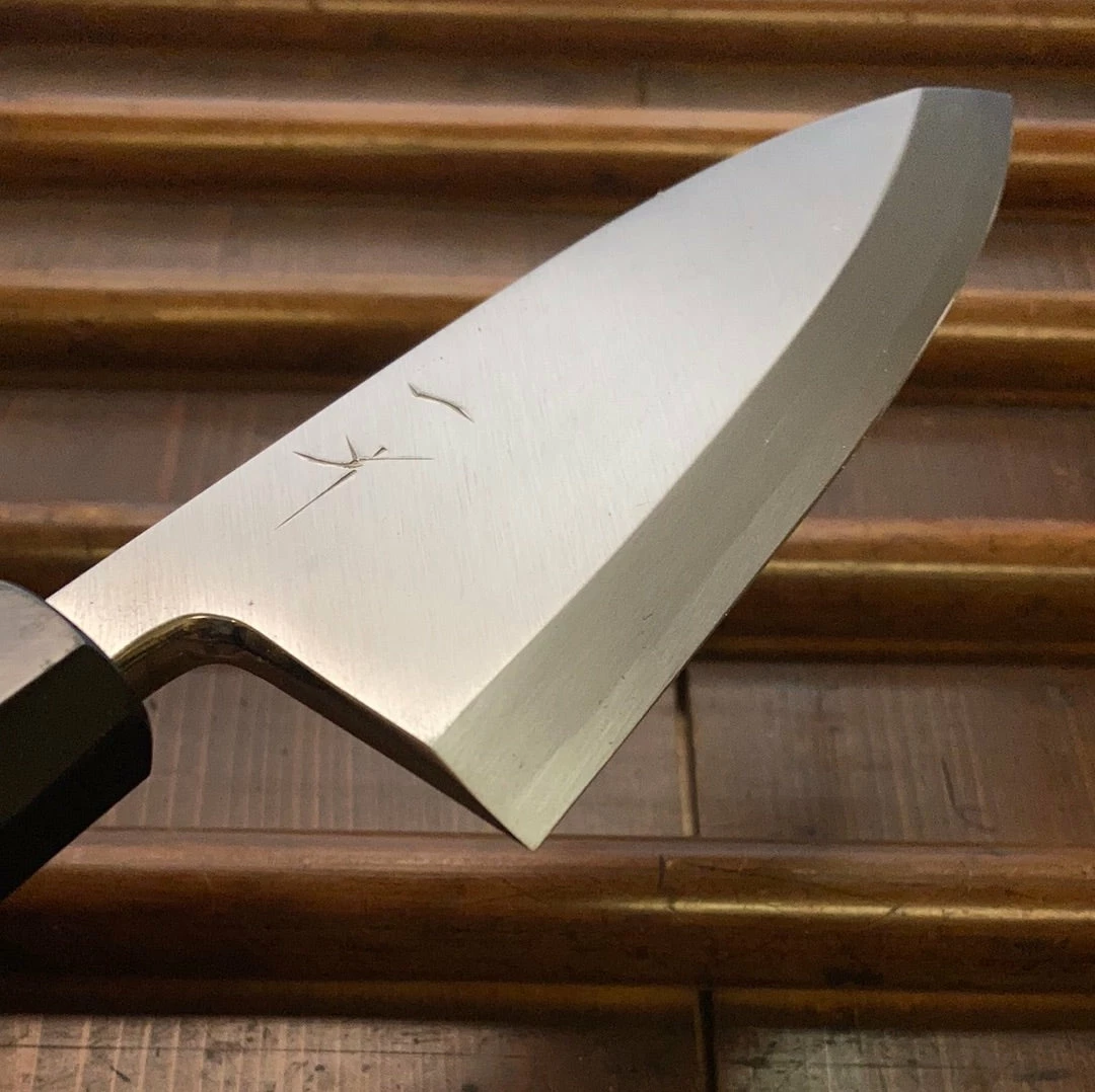 Hitohira Kikuchiyo Manzo 150mm Deba Aogami 2 Ho Wood W/ Saya