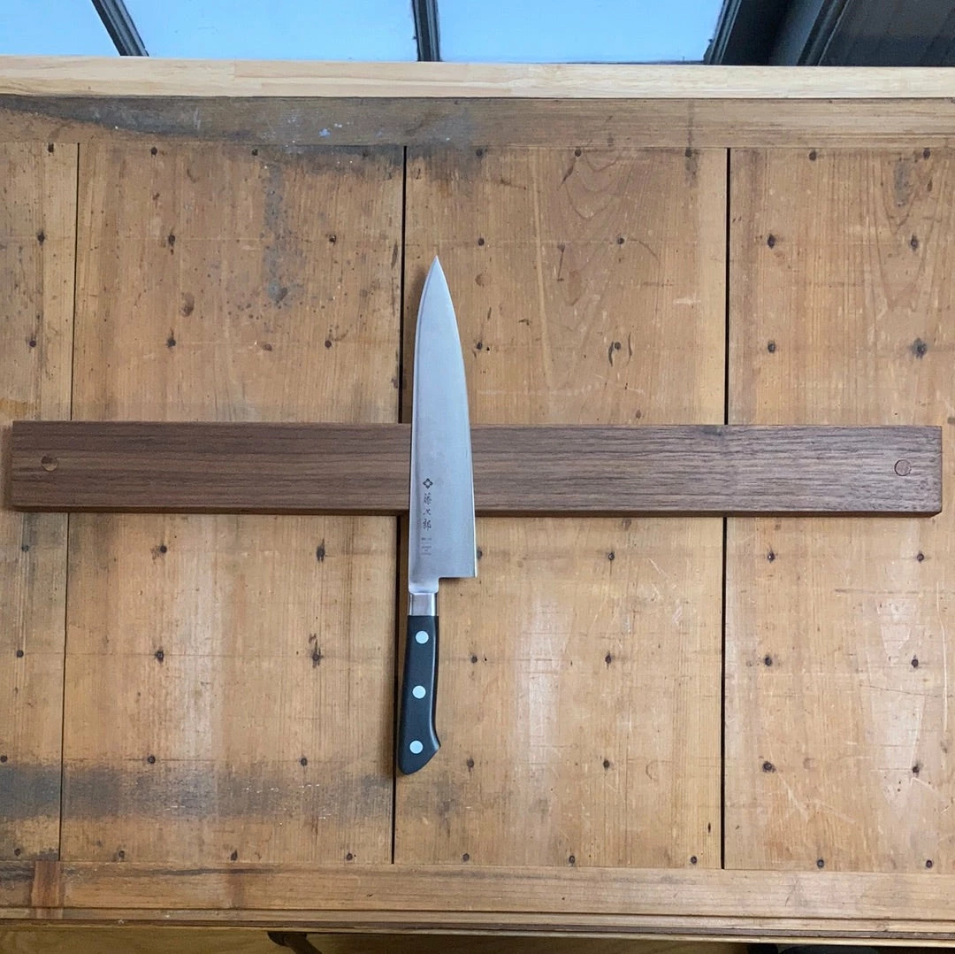 WooDsom Double Strength Magnetic Strip - Walnut Kitchen Tools