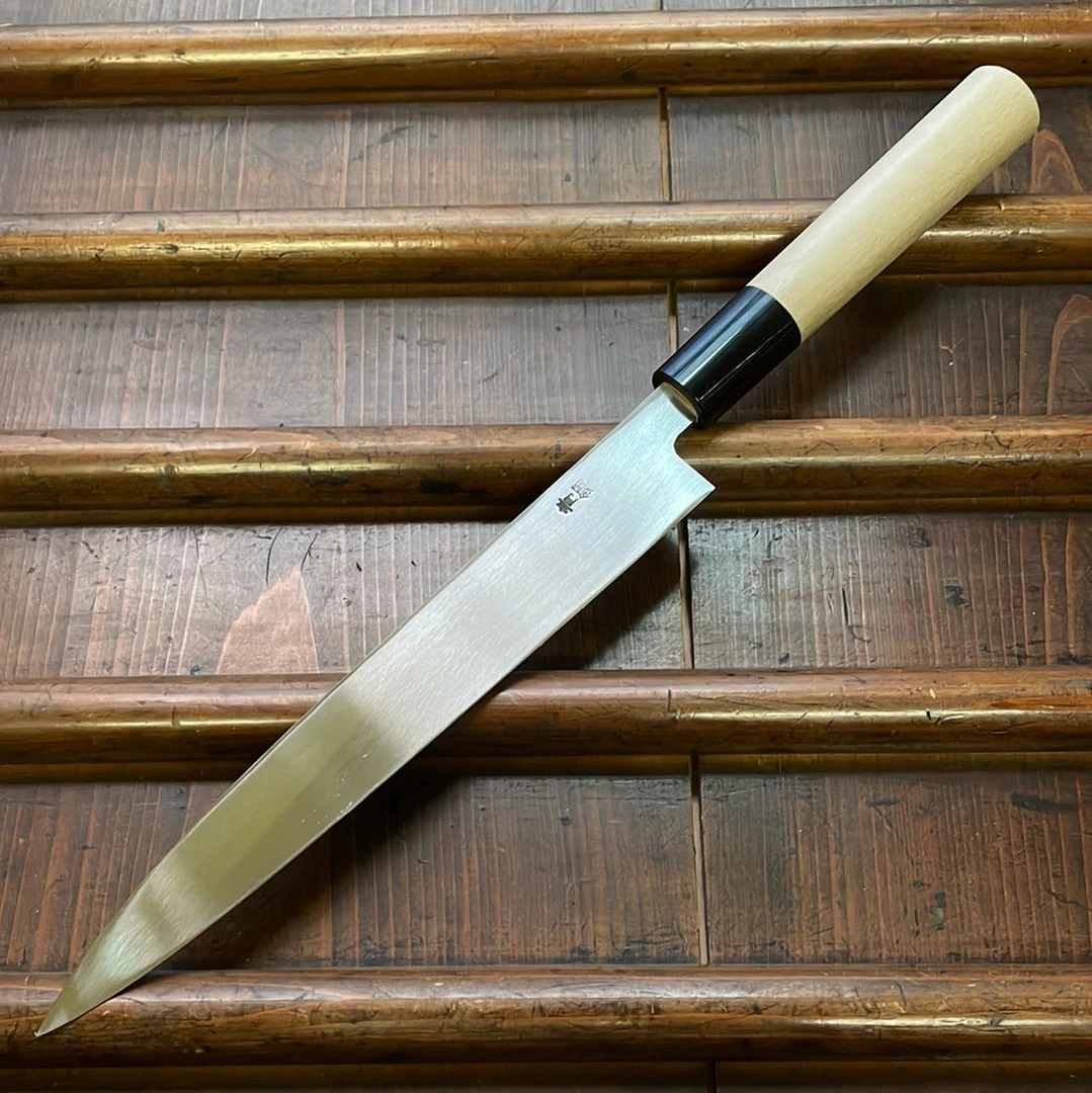 Hitohira Gorobei 210mm Yanagi Aogami 2 Ho Wood