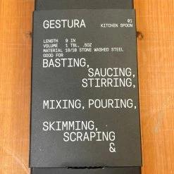 Gabriel Rudolph Gestura 9” 01 Stainless Steel Kitchen Spoon