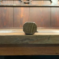 H&K Kumokage 165mm Nakiri Aogami 2 Kurouchi Carbon Damascus Oct Teak Horn Hatsukokoro