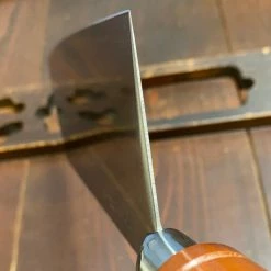 Hitohira 200mm Chinese Cleaver Stainless Clad SK Carbon Beechwood