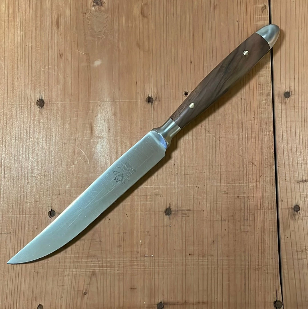 Eichenlaub Forged Tableware - Steak Knife Table Length- Walnut Matte - Set Of 6