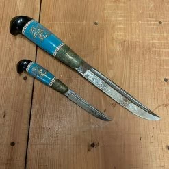 Bernal Cutlery Luomanen & Kumpp Double Puukko Carbon Steel Galalite Minty 1922-45 The Vault