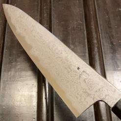 Sakai Kikumori'Kikuzuki Uzu' 240mm Gyuto Aogami 1 W/ Saya