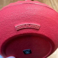 Miya Cast Iron Teapot - Red + Gold 22oz