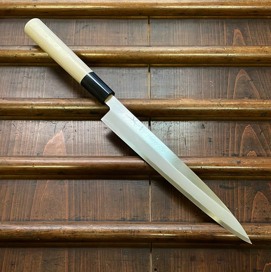 Hitohira Gorobei 210mm Yanagi Aogami 2 Ho Wood