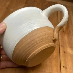 Millet & Hammer White Ceramic Soup Mug Table | Steak