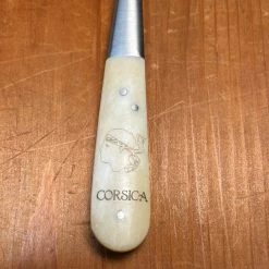 Au Sabot 13cm Corsican Vendetta Stainless Pocket Knife Cow Bone Scrimshaw