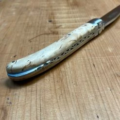 Fontenille Pataud'Laguiole Le Pocket' 10cm - Curly Birch Lockback