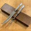 Bernal Cutlery The Vault French Carving Set Silver & Carbon Steel Paris Acier Forge