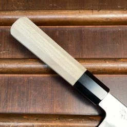 Hitohira Kikuchiyo Ren 180mm Santoku Ginsanko Ho Wood