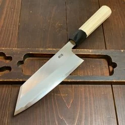 Hitohira Togashi 180mm Bunka Stainless Clad Shirogami 1 Ho Handle
