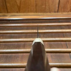 Hitohira Tanaka Yohei 210mm Gyuto Aogami 1 Kasumi Ebony Handle