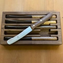 Friedr. Herder Friedr Herder Set Of Buckels Knives Walnut In Walnut Drawer Storage