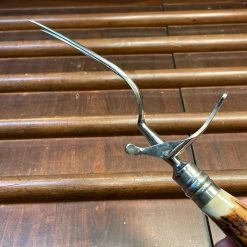 Bernal Cutlery Bear Brand Carving Set Stainless & Stag 1930's-50's