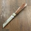 J Adams 3 5/8" Lambsfoot Pocket Knife Carbon Steel & Walnut