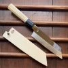Sakai Kikumori 'Choyo' 180mm Kiritsuke Santoku - Ginsanko - W/ Saya - On Order