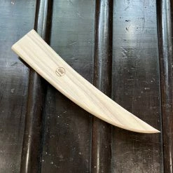 Bernal Cutlery Second EDRO 8" Silverthorn Trimming / Scimitar Saya - Poplar With Magnet