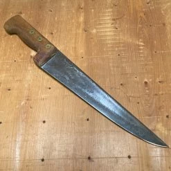Bernal Cutlery Unmarked 11” Boucher Butcher Knife Carbon Steel France 1950’s? The Vault