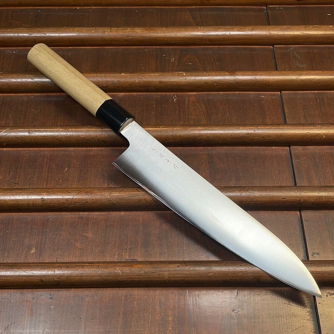 Hitohira KH 210mm Gyuto Stainless Ho Wood D Shape