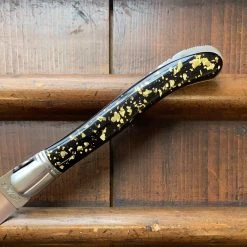 Fontenille Pataud 'Laguiole Nature' 12cm - Feuille D'Or Lockback