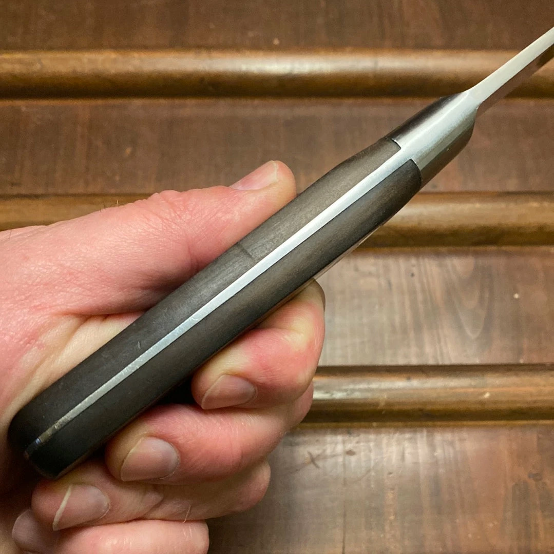 Bernal Cutlery Sabatier Trumpet / Ancien Maison 12โ Round Tip Carving Knife Stainless France 1950โs