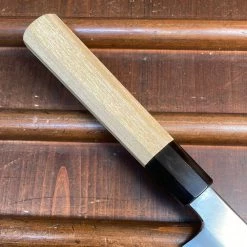 Hitohira Kikuchiyo Mosuke 300mm Kiritsuke Yanagi Stainless Clad Ginsanko Ho/Horn With Saya