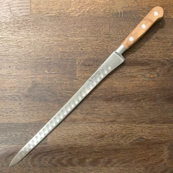 K Sabatier Authentique 12" Flexible Salmon Slicer Stainless - Olive Handle