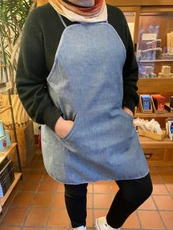 Millie | Lottie - Alice Apron In Chambray Aprons | Towels