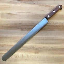 K Sabatier New Old Stock 12" Ham Knife Hand Forged Carbon Steel Rosewood Handle